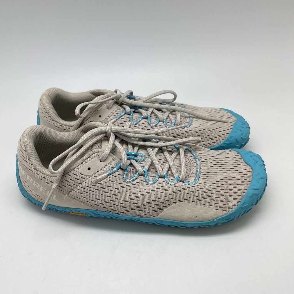 Merrell Sneakers Womens 10 Vapor‎ Glove 6 J067724 Beige Hiking Barefoot Shoes